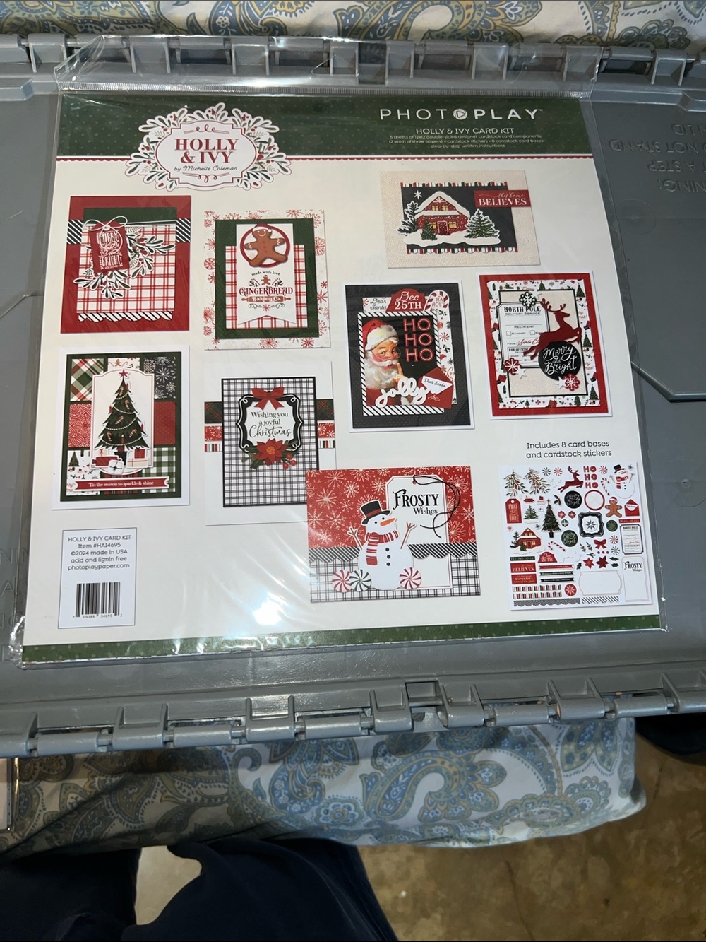 adidas Holiday Card Kit in Red, Green, White and Black